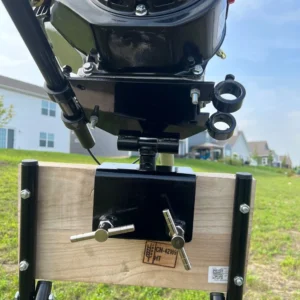 black mount boat motor