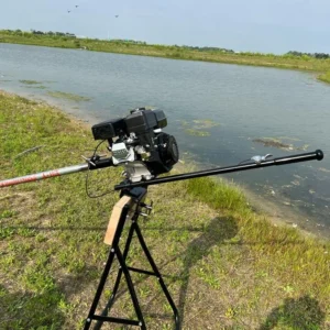 long tail mud motor complete setup lake